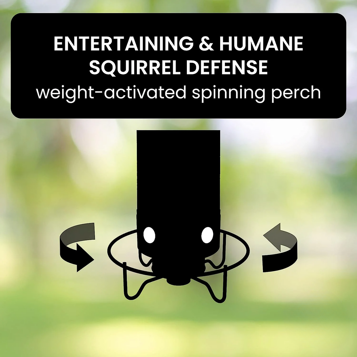 Squirrel Proof Bird Feeder with Weight Activated Spinning Perch and Tube Design - Image 4