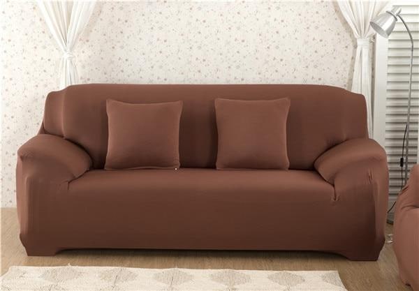 Stretch Sofa Cover with Elastic Fitted Slipcover and Wrinkle-Resistant Knit Fabric - Image 10