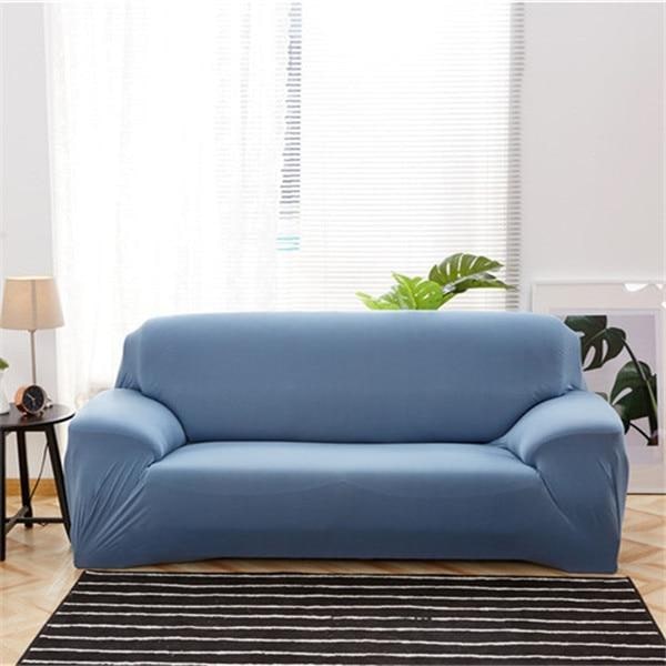 Stretch Sofa Cover with Elastic Fitted Slipcover and Wrinkle-Resistant Knit Fabric - Image 17