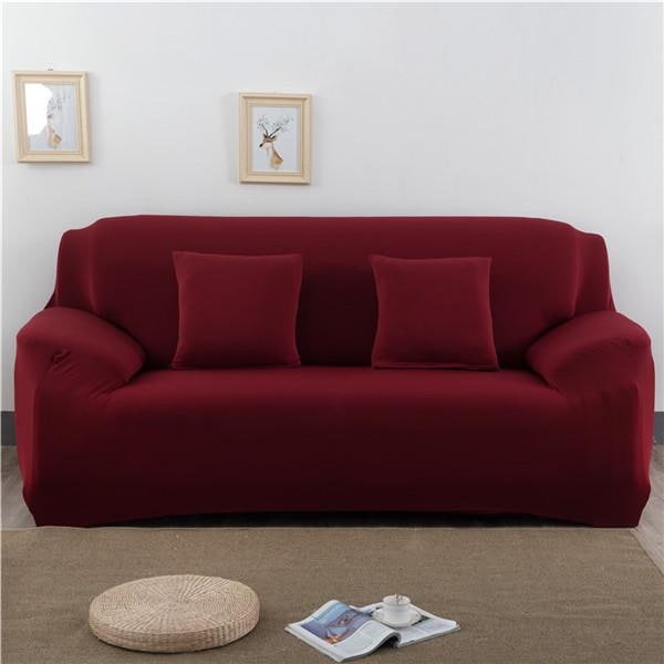 Stretch Sofa Cover with Elastic Fitted Slipcover and Wrinkle-Resistant Knit Fabric - Image 23