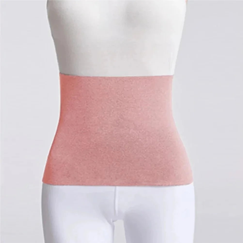 Stretchy Knit Back Support Belt with Kidney Warmer Band - Image 4
