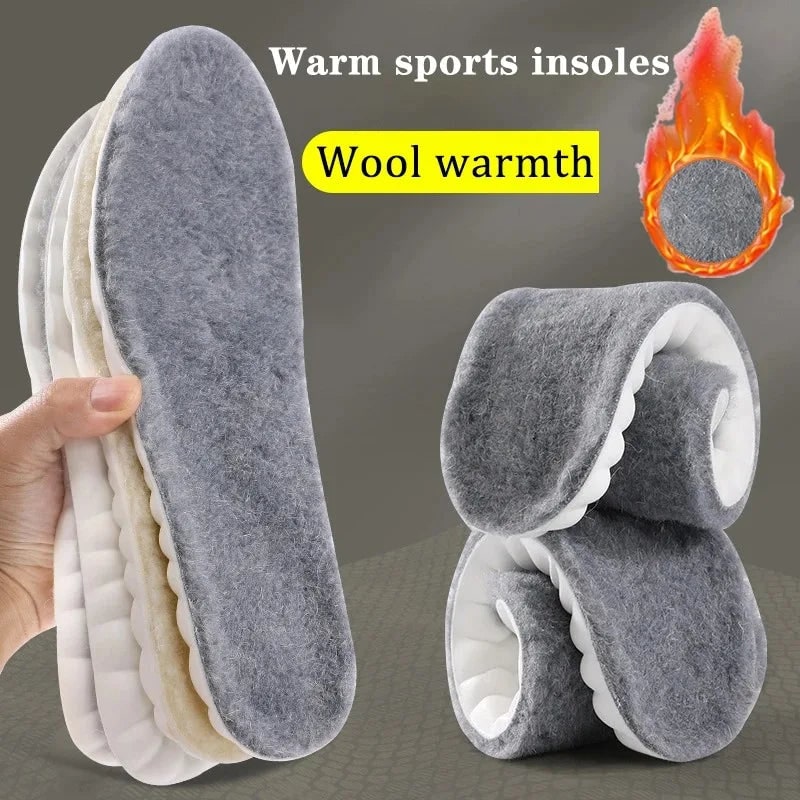 Thermal Insoles with Arch Support Fleece Cushioned Winter Foot Care - Image 5