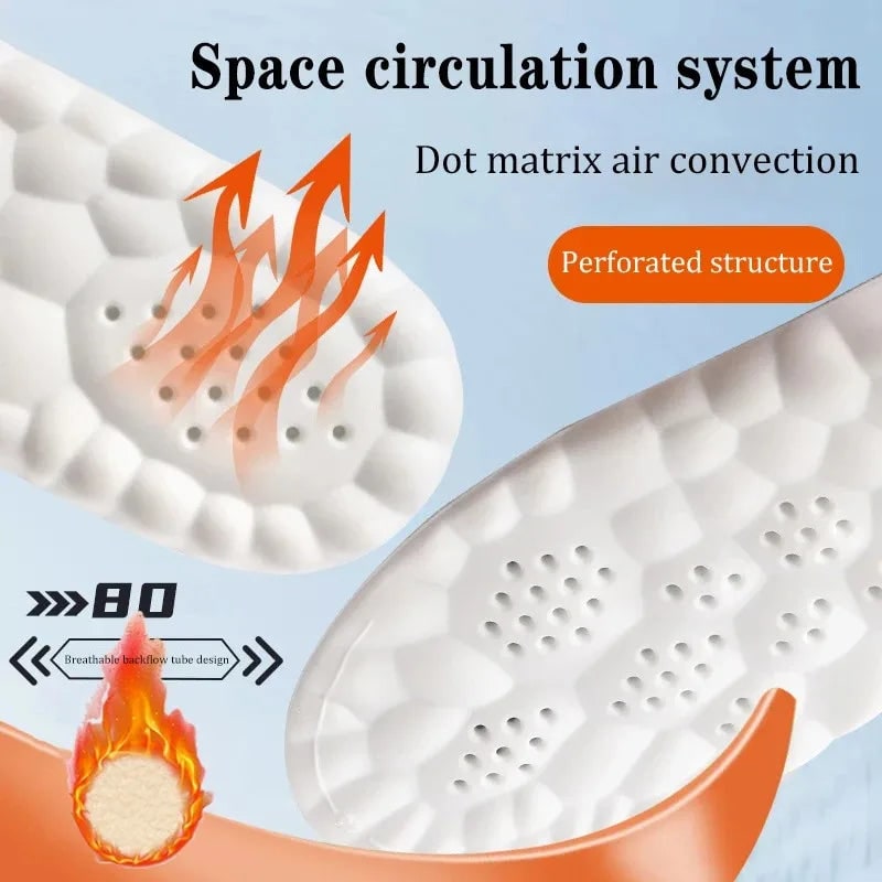 Thermal Insoles with Arch Support Fleece Cushioned Winter Foot Care - Image 6