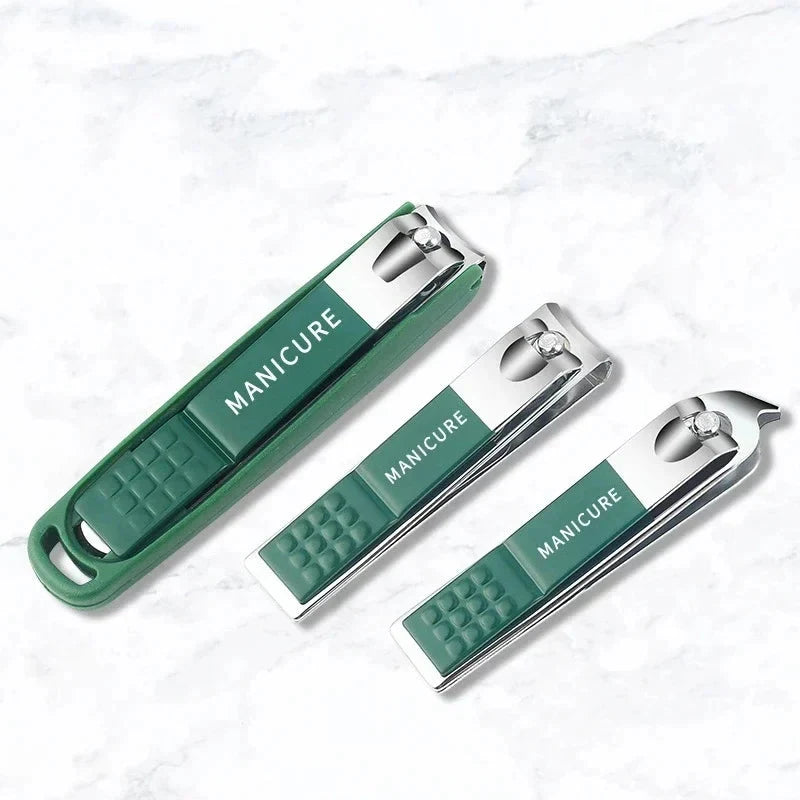 Toe Nail Clipper Set with Stainless Steel Blades Professional Fingernail and Storage Case - Image 6