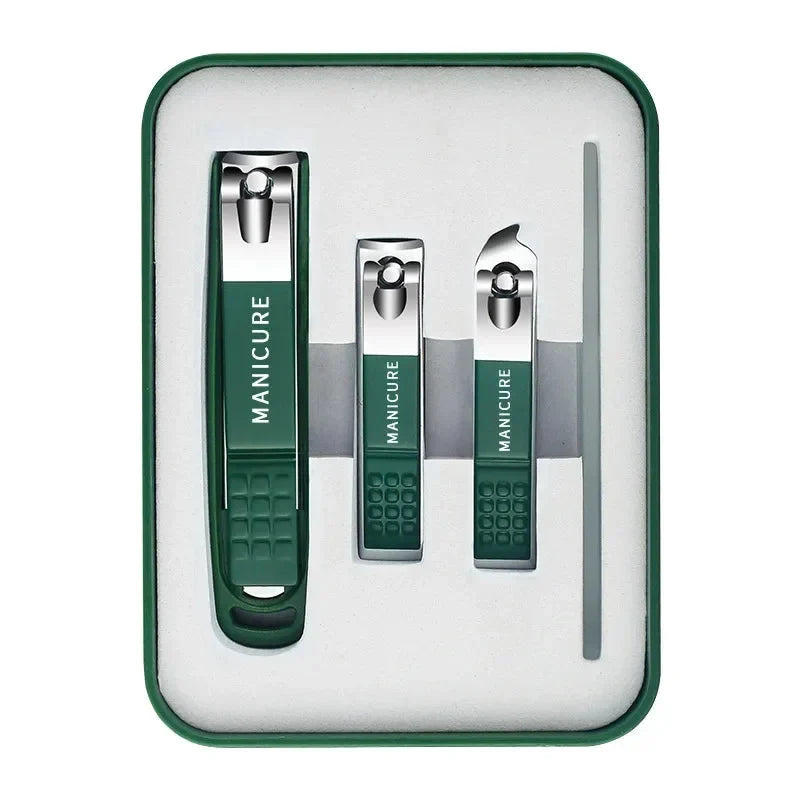 Toe Nail Clipper Set with Stainless Steel Blades Professional Fingernail and Storage Case - Image 8
