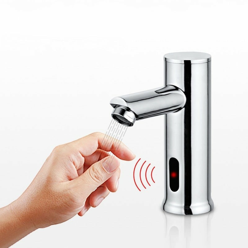 Touchless Bathroom Faucet with Motion Sensor for Single Hole Sink Installation - Image 13
