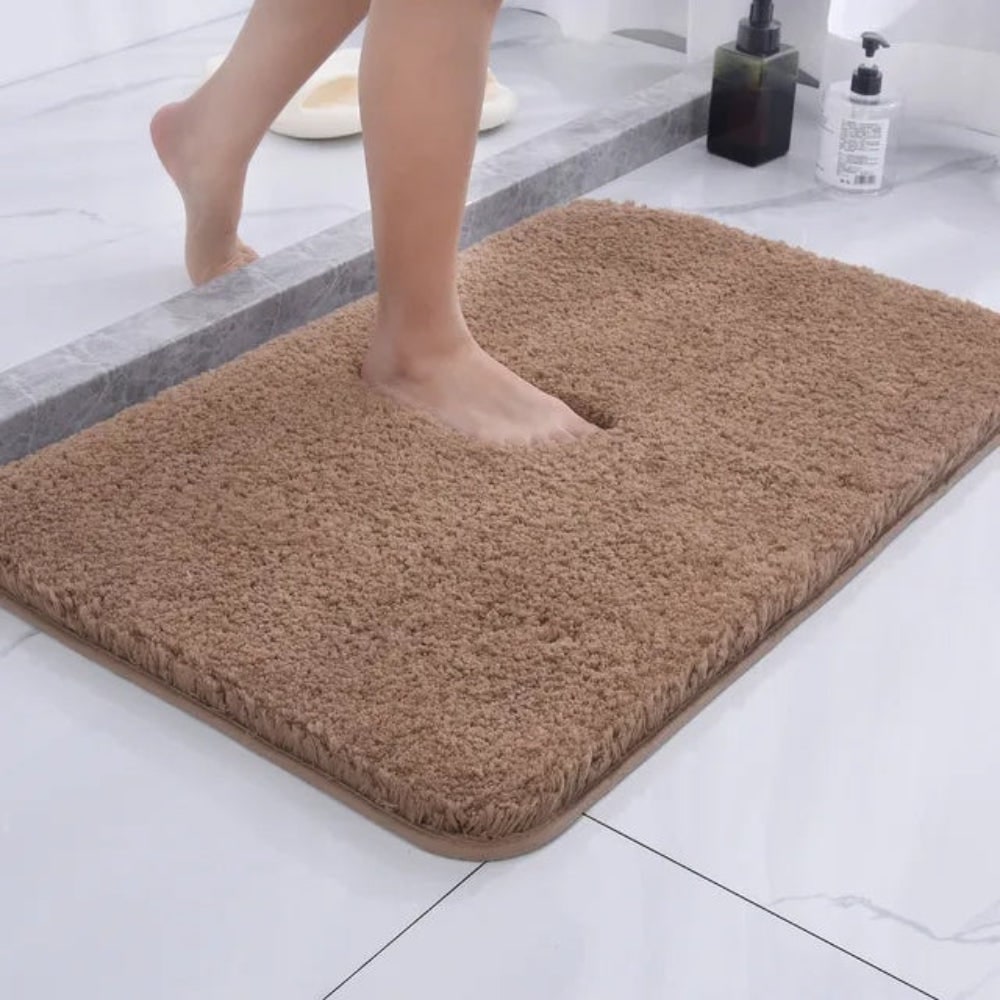 Ultra-Soft Plush Bath Mat with Non-Slip Backing and Machine Washable Microfiber Shag - Image 5