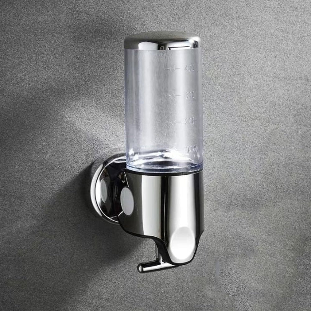 Wall Mount Soap Dispenser with Manual Pump and Clear Viewing Window for Bathroom - Image 10