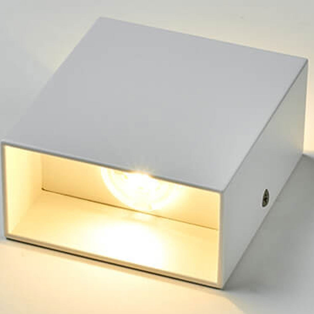 Wall Sconce Cube LED Up and Down Hardwired Outdoor Lighting - Image 6