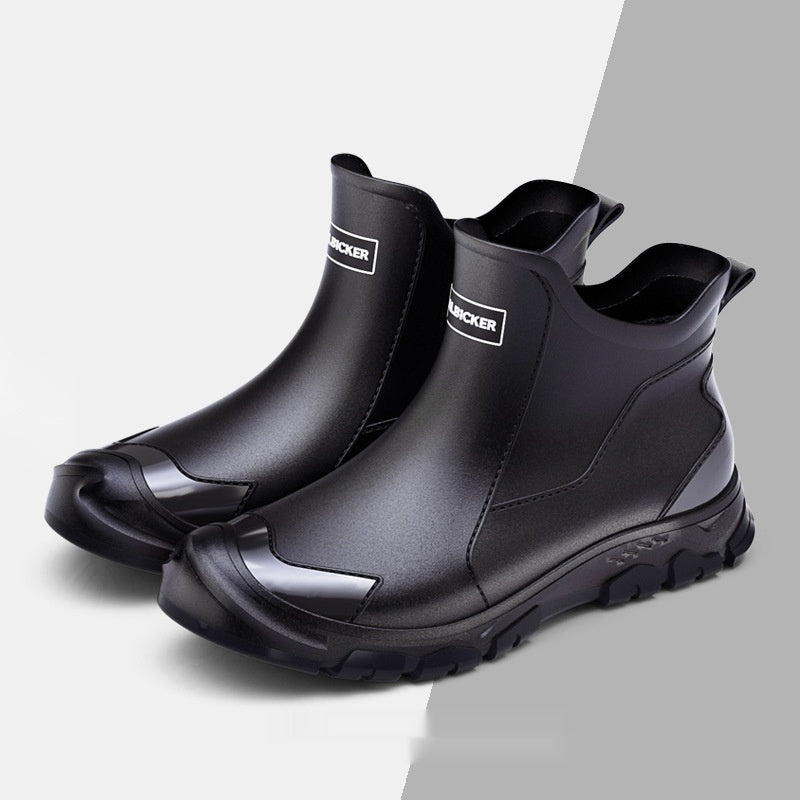 Waterproof Rain Boots with Slip-Resistant Tread and Ankle Support for Wet Outdoor Conditions - Image 13