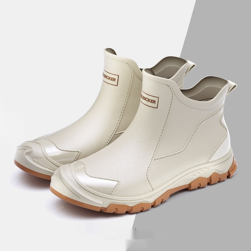 Waterproof Rain Boots with Slip-Resistant Tread and Ankle Support for Wet Outdoor Conditions - Image 14