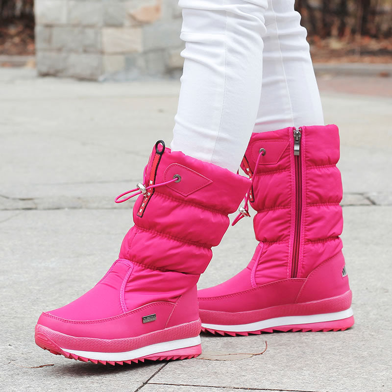 Waterproof with Quilted Puffer Design and Non-Slip Lugged Sole - Image 6