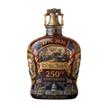 Whiskey Decanter with Liberty Bell Stopper Ceramic Patriotic Commemorative Design and Gold Accents - Image 1