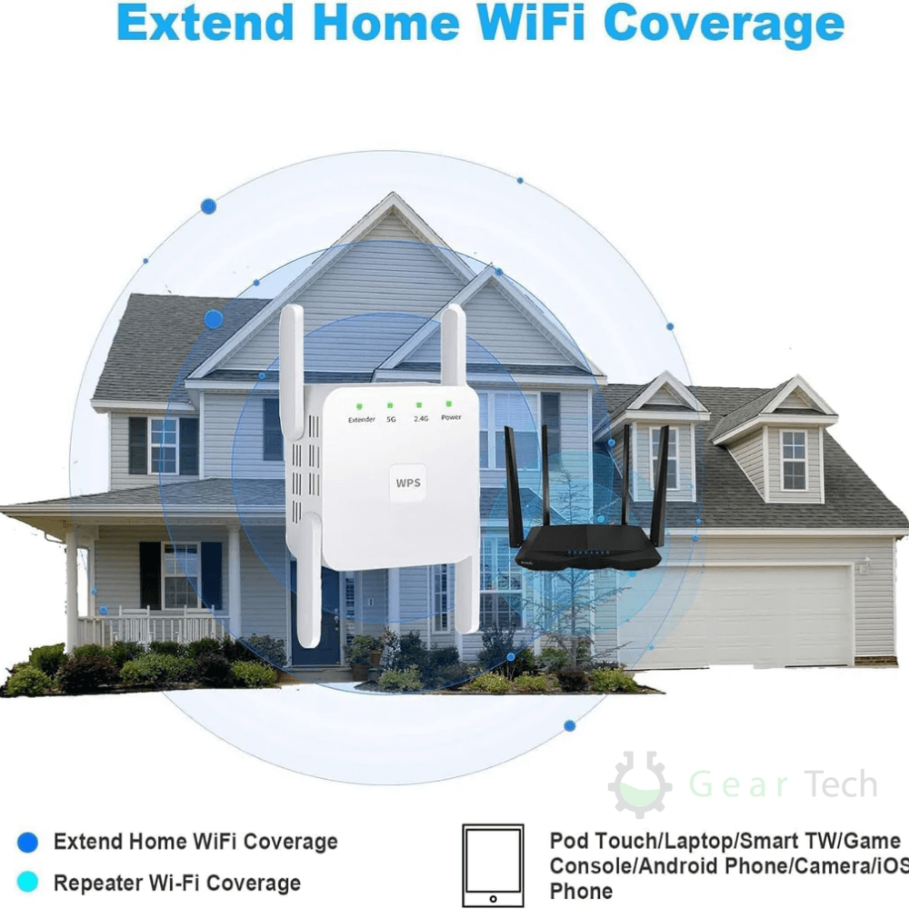 WIFI Range Extender with Dual Antennas and Ethernet Port - Image 14