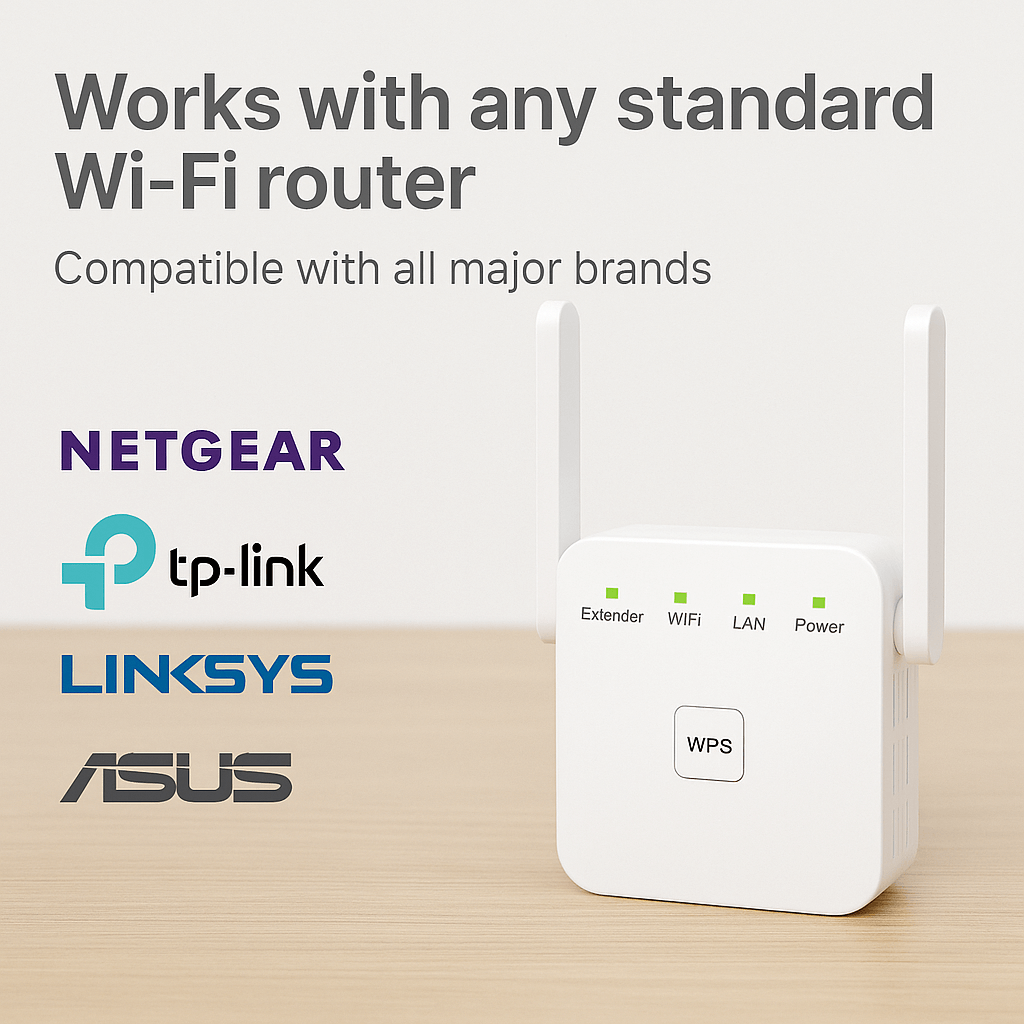 WIFI Range Extender with Dual Antennas and Ethernet Port - Image 9