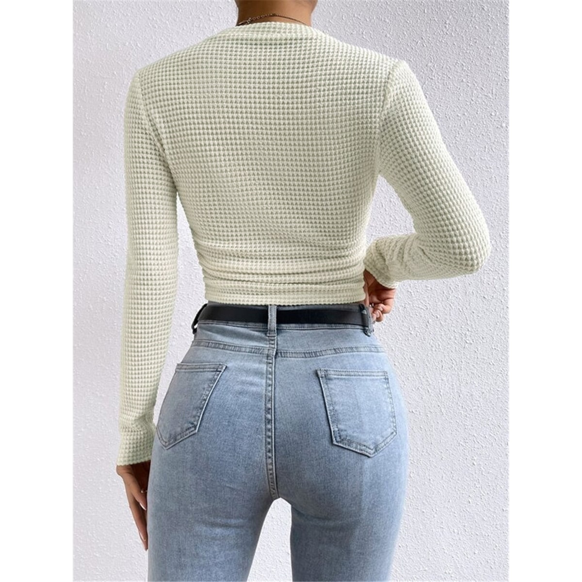 Waffle Crop Top