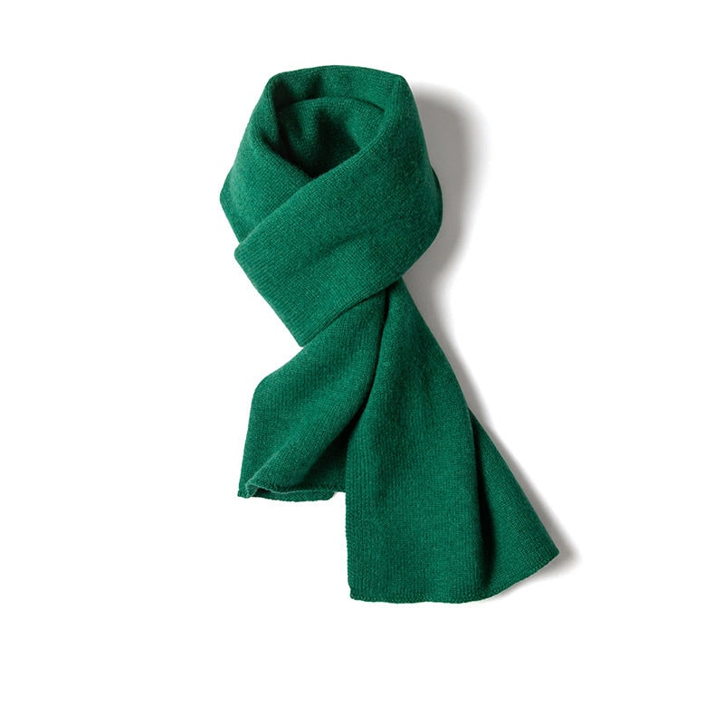 Women's Fine Knit Winter Scarf with Drape and Rolled Edges - Image 12