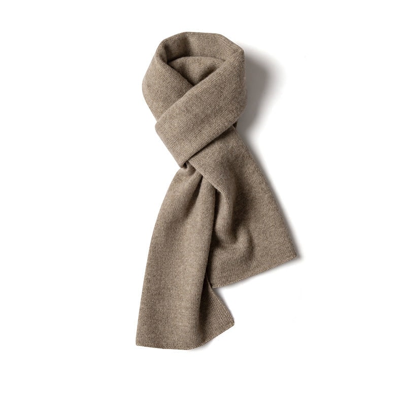 Women's Fine Knit Winter Scarf with Drape and Rolled Edges - Image 2