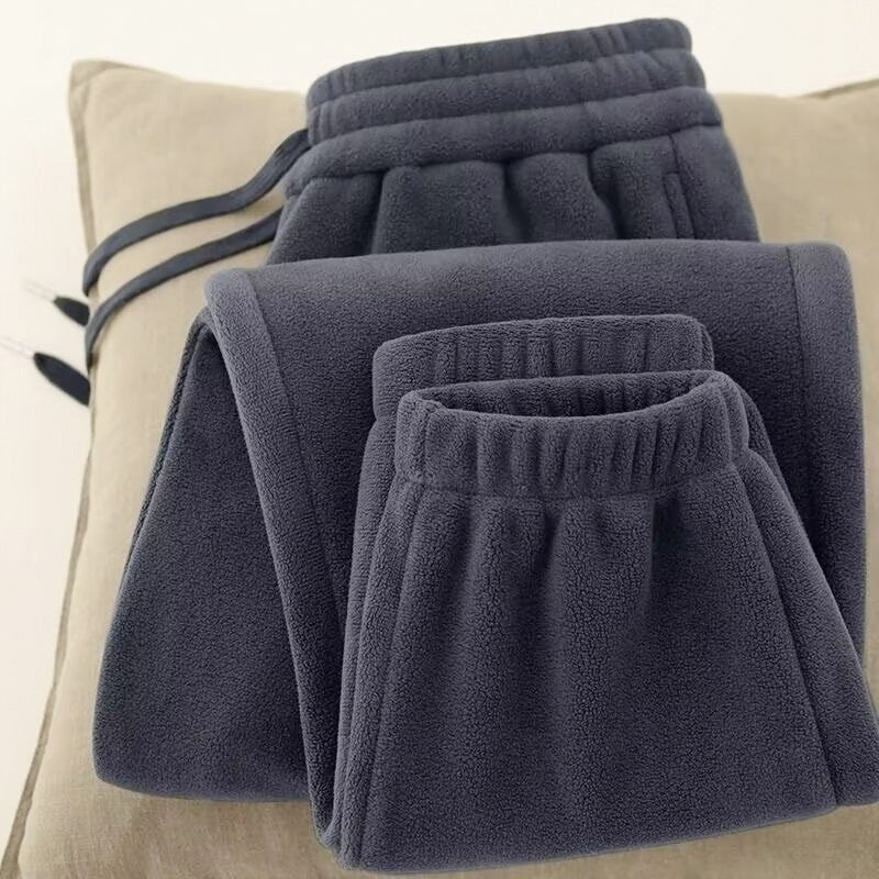 Women's Fleece Jogger Sweatpants with Drawstring Waist and Ankle Cuffs - Image 3