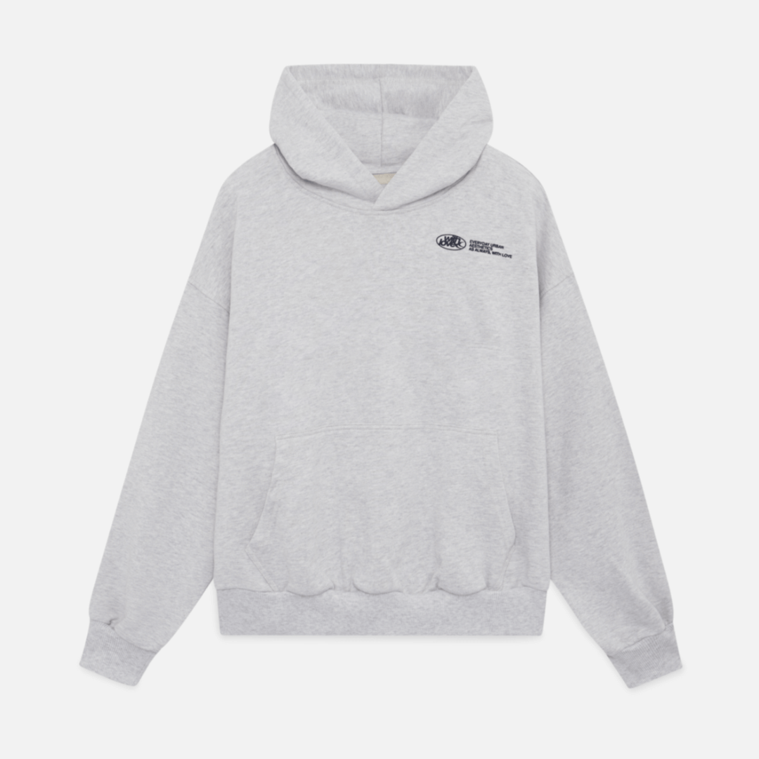 Women's Oversized Graphic Hoodie Pullover Sweatshirt with Drop Shoulder Kangaroo Pocket - Image 4