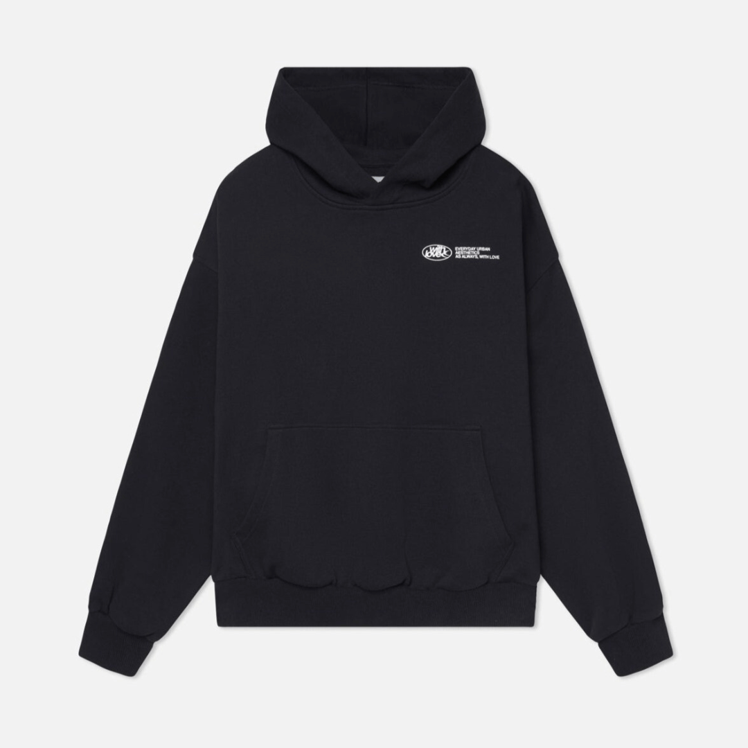 Women's Oversized Graphic Hoodie Pullover Sweatshirt with Drop Shoulder Kangaroo Pocket - Image 5