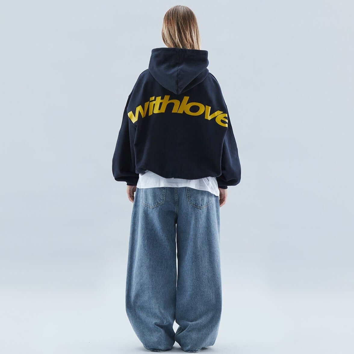 Women's Oversized Graphic Hoodie Pullover Sweatshirt with Drop Shoulder Kangaroo Pocket - Image 8