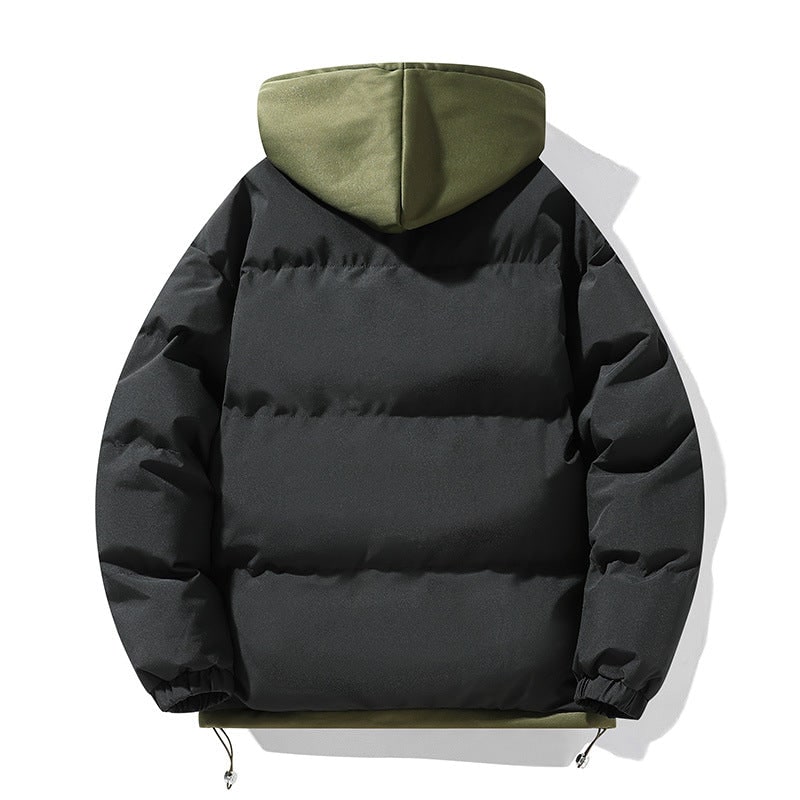 Women's Packable Hooded Puffer Jacket with Drawstring Hood - Image 3