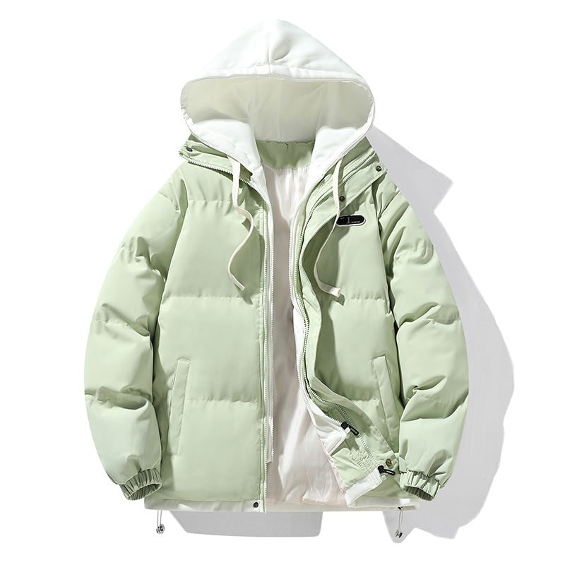 Women's Packable Hooded Puffer Jacket with Drawstring Hood - Image 4