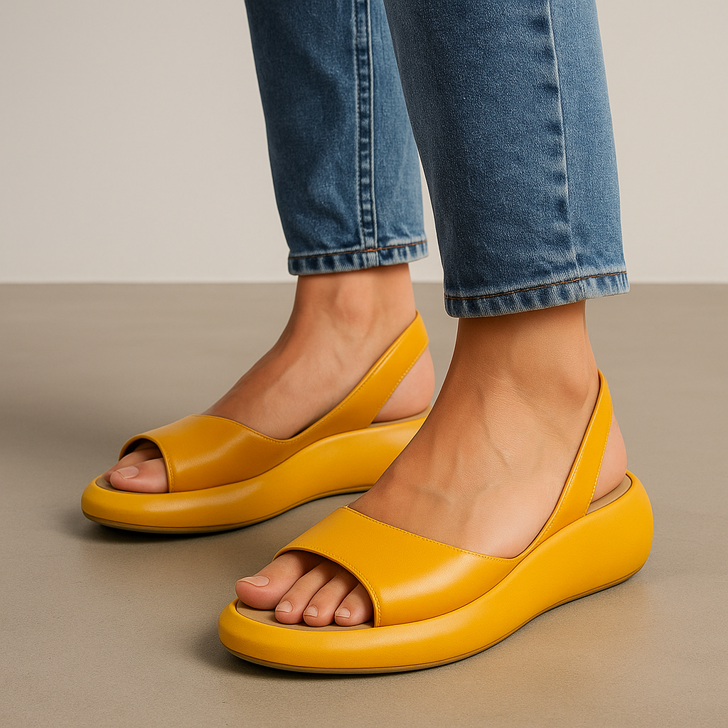 Women's Platform Slingback Sandals with Cushioned Footbed and Open Toe - Image 4