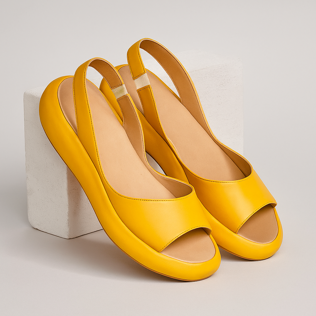 Women's Platform Slingback Sandals with Cushioned Footbed and Open Toe - Image 7