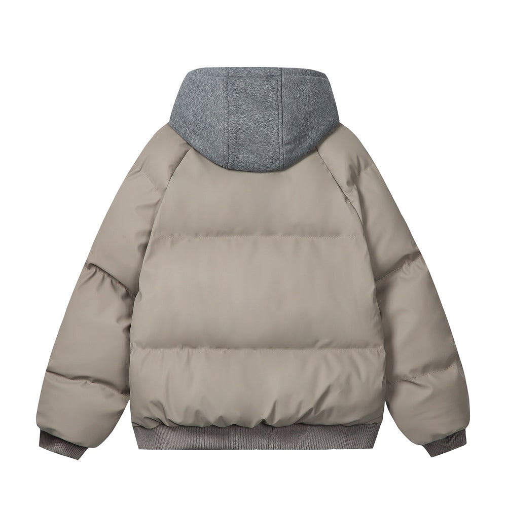 Women's Quilted Puffer Jacket Packable Hooded with Double Zip - Image 2