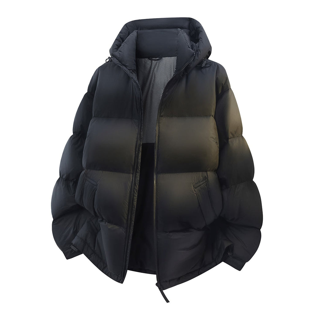 Women's Quilted Puffer Jacket with Hood Oversized Winter Fit - Image 3