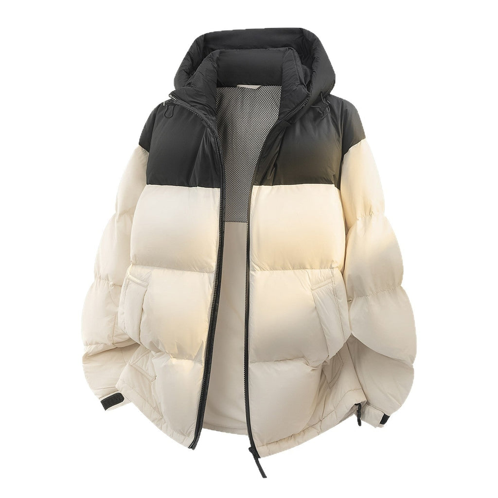 Women's Quilted Puffer Jacket with Hood Oversized Winter Fit - Image 5