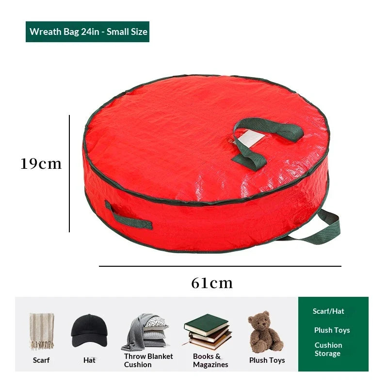 Wreath and Christmas Tree Storage Bag with Dual Zipper - Image 13