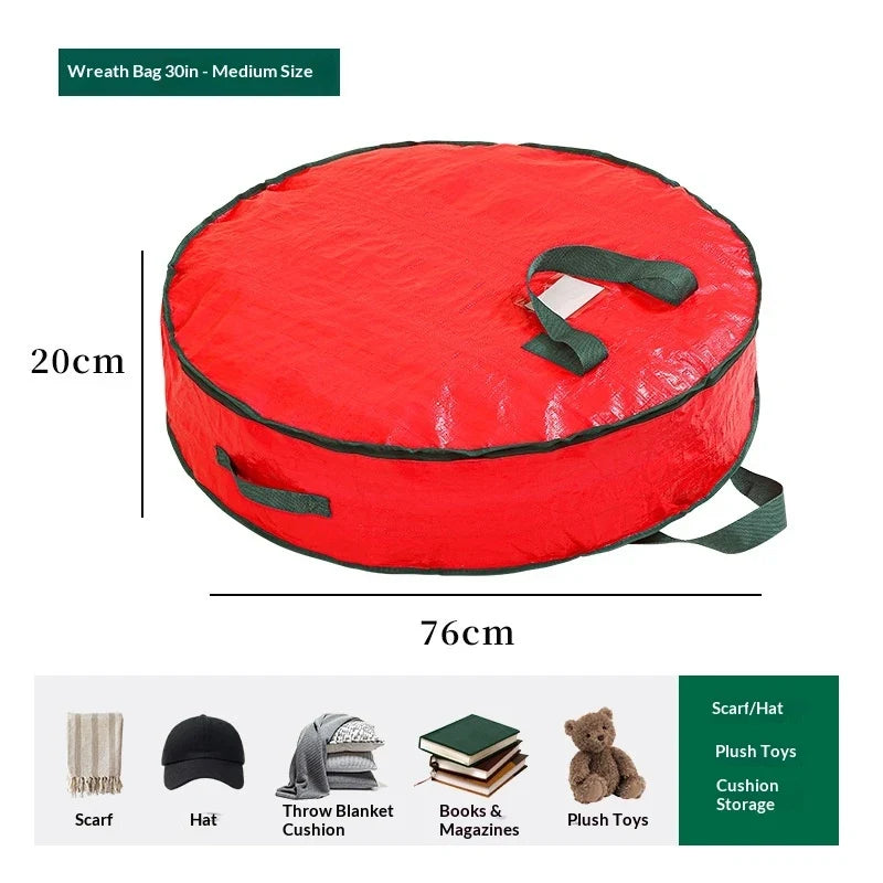 Wreath and Christmas Tree Storage Bag with Dual Zipper - Image 14