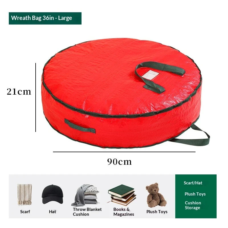 Wreath and Christmas Tree Storage Bag with Dual Zipper - Image 15