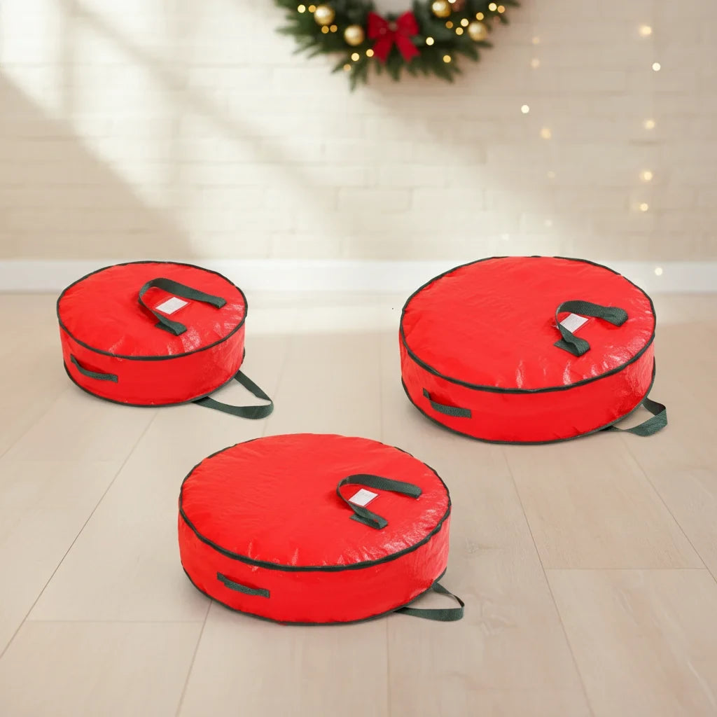 Wreath and Christmas Tree Storage Bag with Dual Zipper - Image 5