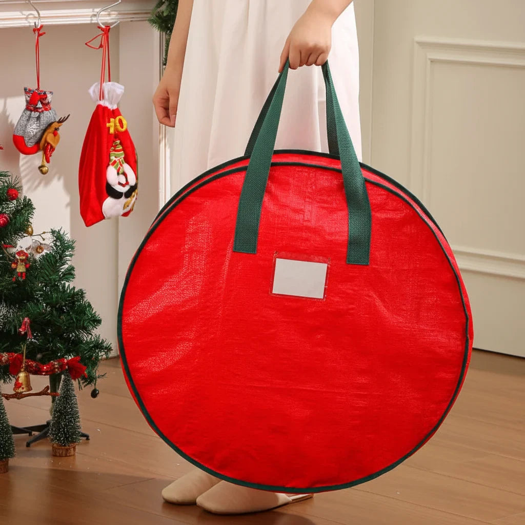 Wreath and Christmas Tree Storage Bag with Dual Zipper - Image 7