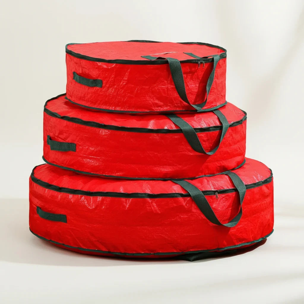 Wreath and Christmas Tree Storage Bag with Dual Zipper - Image 8